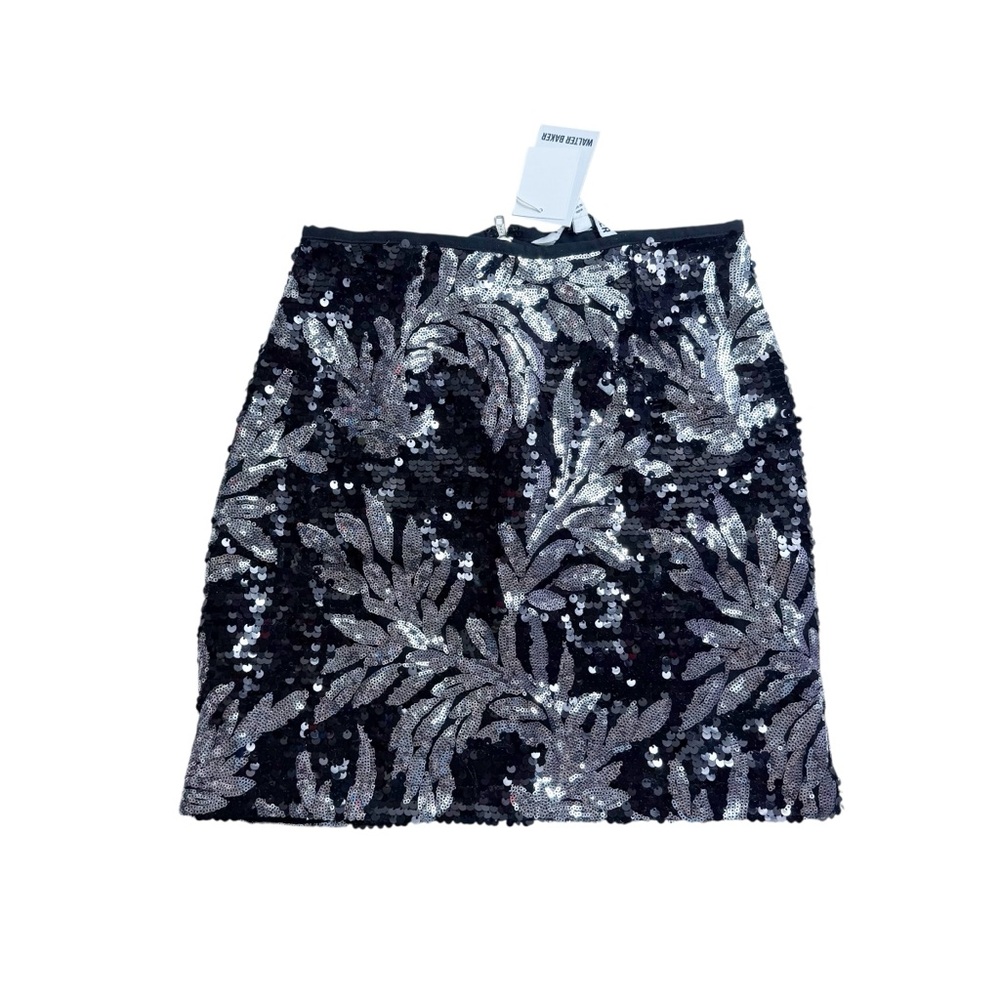 New! Walter Baker black sequins skirt